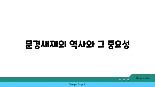 우리나라에서 가장 사랑받는 역사적 관광지: 문경새재