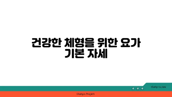 40대 중년 남성을 위한 건강 유지 요가 동작