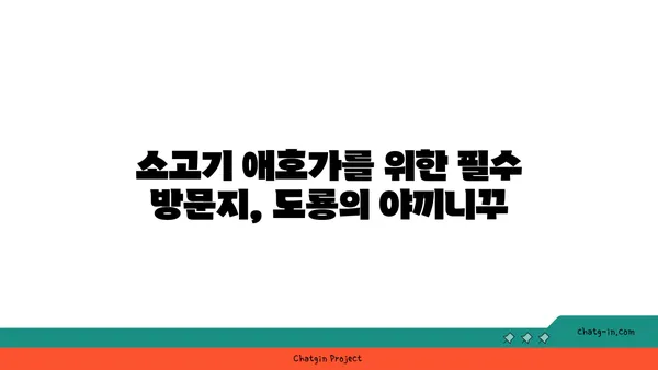 야끼니꾸 도룡 감성 소고기 맛집