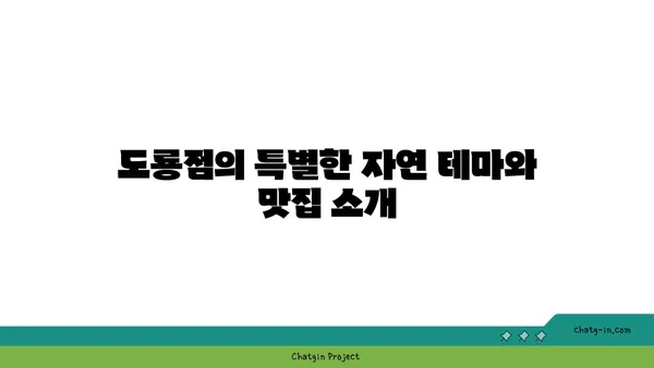 도룡점의 포레스트 오늘 숲 맛집