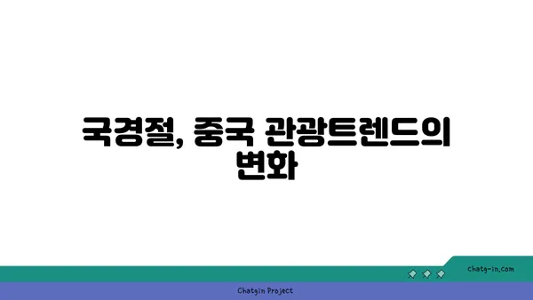 국경절의 인파: 중국에서 가장 많은 관광객이 찾는 곳