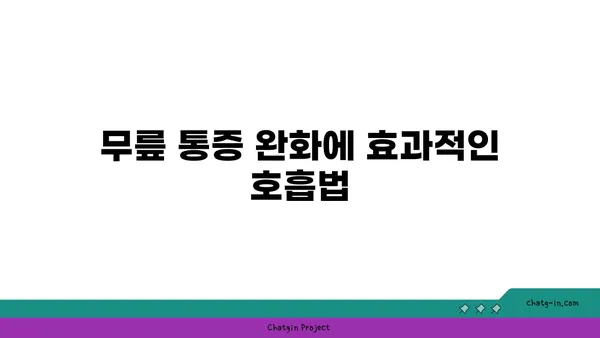 무릎 통증 예방을 위한 프라나야마 수련법