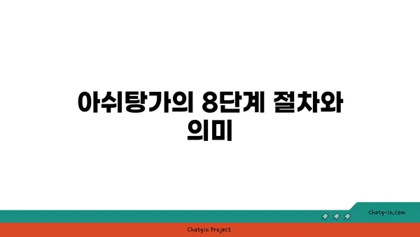 요가의 8단계 아쉬탕가 수련법 소개