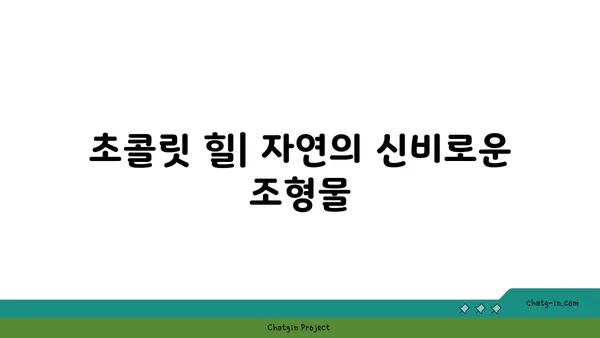 역사적 유산과 아름다운 경치: 필리핀 보홀섬의 매력