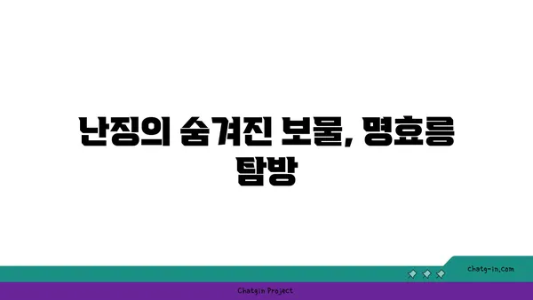 명나라의 흔적: 중국 난징의 명효릉