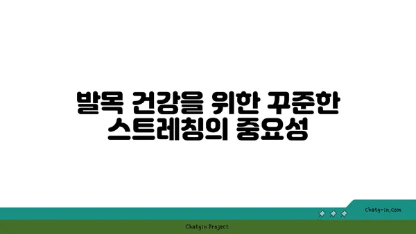 발목 통증 완화를 위한 요가 스트레칭법 추천