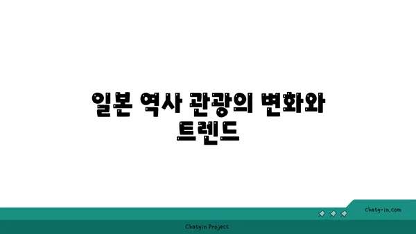 일본에서 인기 급상승한 역사 관광지 3곳
