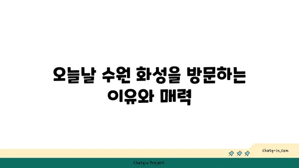 수원 화성: 한양을 지키던 요새