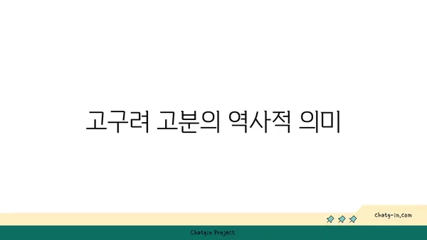 고구려의 아름다운 고분: 고분벽화 분묘 둘러보기