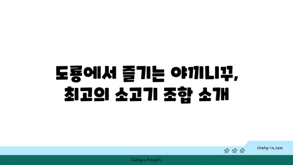 야끼니꾸 도룡 감성 소고기 맛집