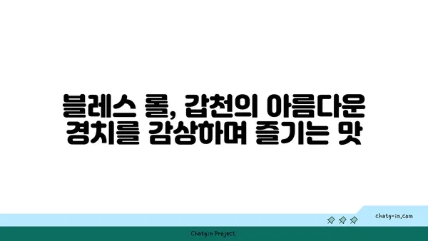 블레스 롤 대전 엑스포점, 갑천의 뷰맛집