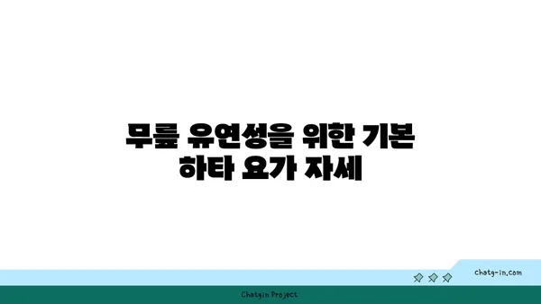 무릎 유연성을 높이는 하타 요가 동작