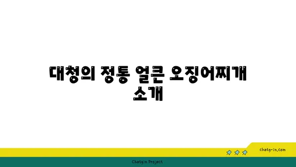 롯데시티호텔 맛집 대청 얼큰 오징어찌개, 대전엑스포 가성비 추천