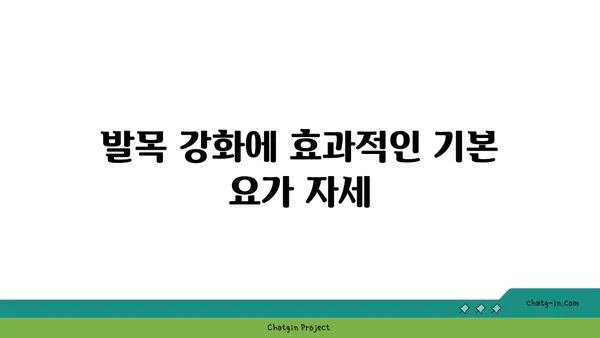 발목 건강을 위한 요가 스트레칭법 추천