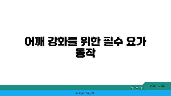 어깨 부상을 방지하는 요가 스트레칭법