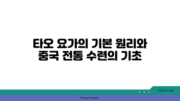타오 요가와 중국 전통 수련의 조화
