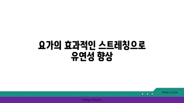 50대 이후 근육 손실 예방을 위한 요가 프로그램