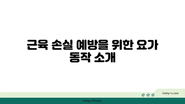 50대 이후 근육 손실 예방을 위한 요가 프로그램