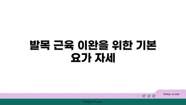 발목 근육 긴장을 풀어주는 요가 스트레칭 추천