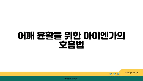 어깨 통증 완화를 위한 아이엔가 요가 자세