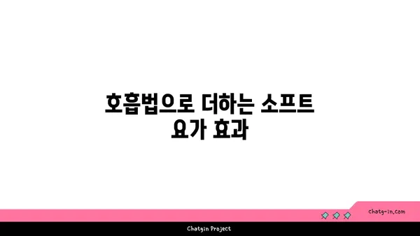 소프트 요가로 시작하는 초보자를 위한 가이드