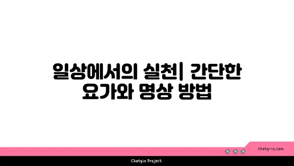 요가와 명상의 통합