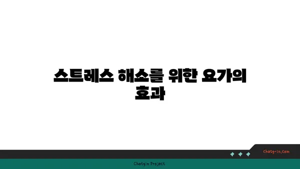 요가로 몸과 마음의 균형 잡기