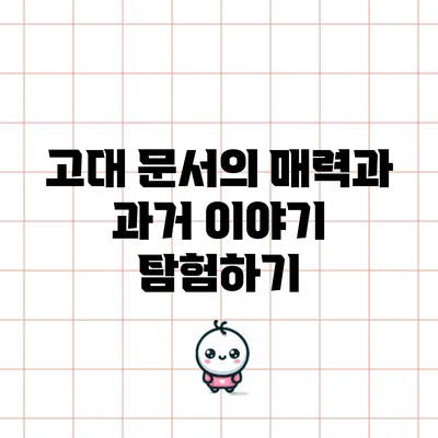 고대 문서의 매력과 과거 이야기 탐험하기