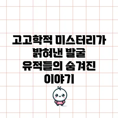 고고학적 미스터리가 밝혀낸 발굴 유적들의 숨겨진 이야기
