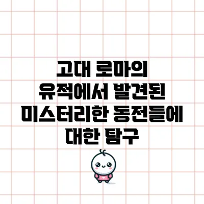 고대 로마의 유적에서 발견된 미스터리한 동전들에 대한 탐구
