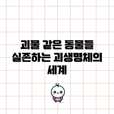 괴물 같은 동물들: 실존하는 괴생명체의 세계