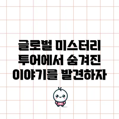 글로벌 미스터리 투어에서 숨겨진 이야기를 발견하자