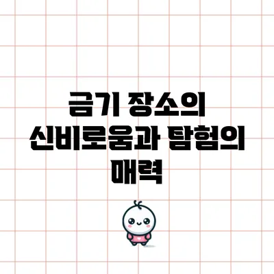금기 장소의 신비로움과 탐험의 매력