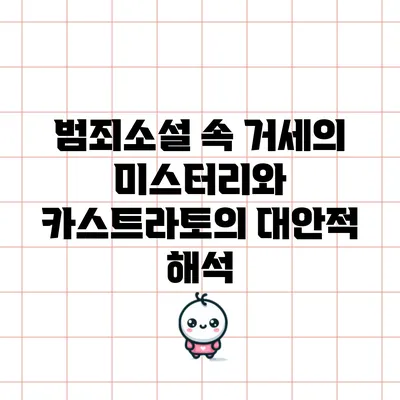 범죄소설 속 거세의 미스터리와 카스트라토의 대안적 해석