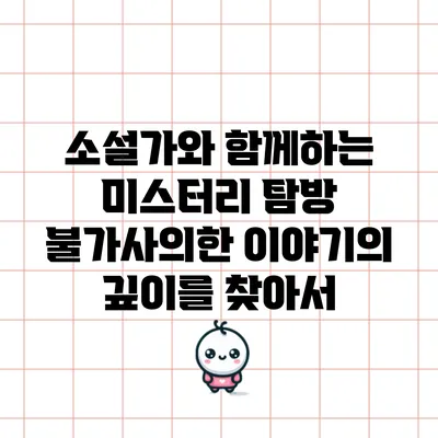 소설가와 함께하는 미스터리 탐방: 불가사의한 이야기의 깊이를 찾아서