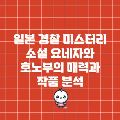 일본 경찰 미스터리 소설: 요네자와 호노부의 매력과 작품 분석
