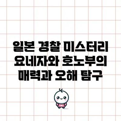 일본 경찰 미스터리 요네자와 호노부의 매력과 오해 탐구