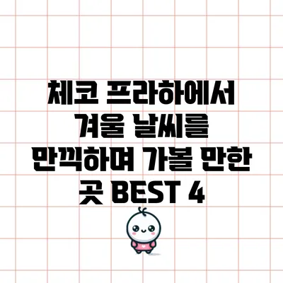 체코 프라하에서 겨울 날씨를 만끽하며 가볼 만한 곳 BEST 4