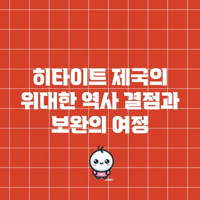 히타이트 제국의 위대한 역사: 결점과 보완의 여정