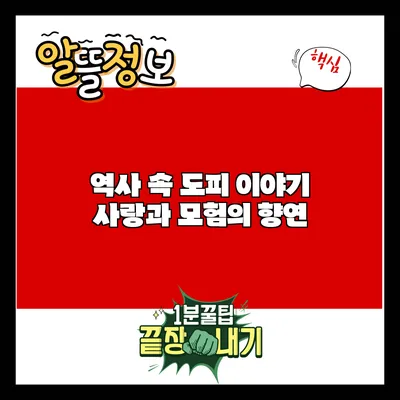 역사 속 도피 이야기: 사랑과 모험의 향연