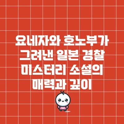 요네자와 호노부가 그려낸 일본 경찰 미스터리 소설의 매력과 깊이