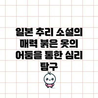 일본 추리 소설의 매력: 붉은 옷의 어둠을 통한 심리 탐구