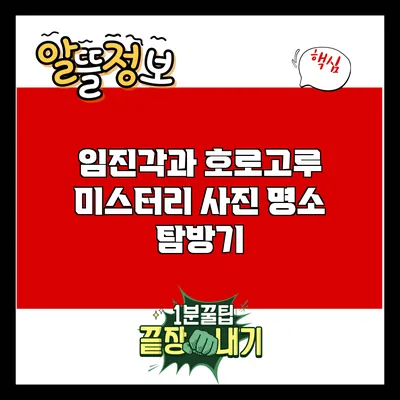 임진각과 호로고루: 미스터리 사진 명소 탐방기