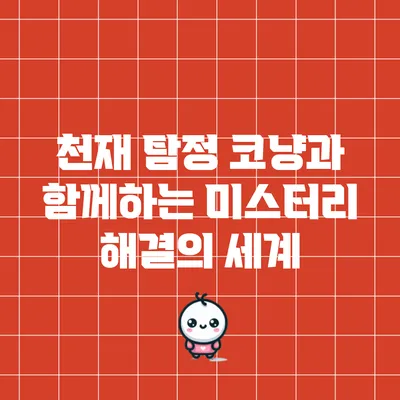 천재 탐정 코냥과 함께하는 미스터리 해결의 세계