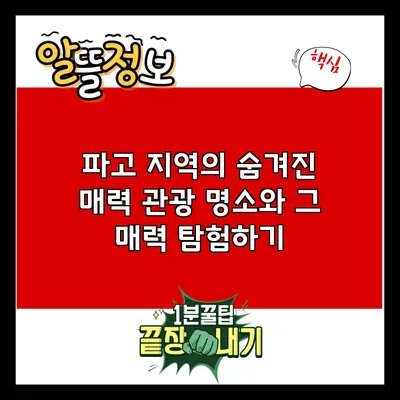 파고 지역의 숨겨진 매력: 관광 명소와 그 매력 탐험하기