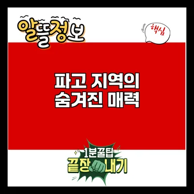 파고 지역의 숨겨진 매력